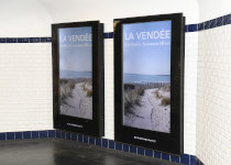 Campagne digitale métro Paris