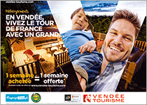 L'offre séjours Tour de France en Vendée 1 semaine achetée = 1 semaine offerte